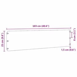 vidaXL Lawn Edgings 10 pcs 25x103 cm Stainless Steel garden edging
