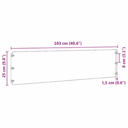 vidaXL Lawn Edgings 20 pcs 25x103 cm Stainless Steel garden edging - Additional view 8
