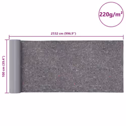 / 2 pcs) vidaXL 1/2/3x Non-slip Painter Fleece Grey Floor Protection Cover Multi Models - 2532 cm(220 g/square metre