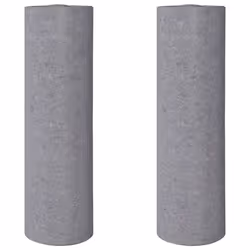 / 2 pcs) vidaXL 1/2/3x Non-slip Painter Fleece Grey Floor Protection Cover Multi Models - 5055 cm(220 g/square metre