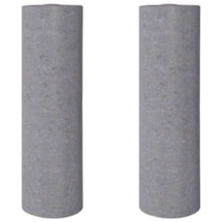 / 2 pcs) vidaXL 1/2/3x Non-slip Painter Fleece Grey Floor Protection Cover Multi Models - 5055 cm(220 g/square metre