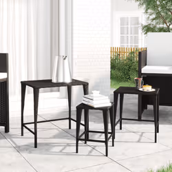 VidaXL 3324829 outdoor table Black