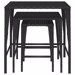 VidaXL 3324829 outdoor table Black