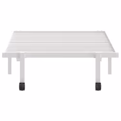 vidaXL Bed Frame without Mattress Foldable White 90x190 cm Steel - white, 90 x 190 cm - Additional view 5