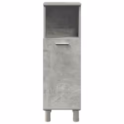 vidaXL 4 Piece Bathroom Furniture Set Concrete Grey Engineered Wood - Additional view 4