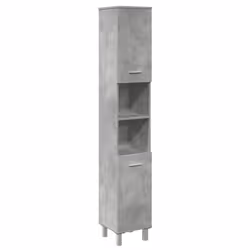 vidaXL 4 Piece Bathroom Furniture Set Concrete Grey Engineered Wood - Additional view 5
