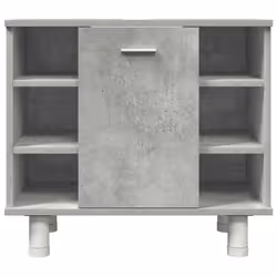 vidaXL 3 Piece Bathroom Furniture Set Concrete Grey Engineered Wood - Additional view 6