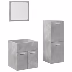 VidaXL 3324870, Grey, Wood, 410 mm, 385 mm, 460 mm, 3 pc(s)