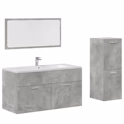 VidaXL 3324872, Grey, Wood, 900 mm, 460 mm, 3 pc(s)