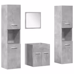 VidaXL 3324873, Grey, Wood, 410 mm, 385 mm, 460 mm, 4 pc(s)
