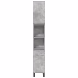 vidaXL 3 Piece Bathroom Furniture Set Concrete Grey Engineered Wood - Additional view 4