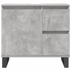 vidaXL 3 Piece Bathroom Furniture Set Concrete Grey Engineered Wood - Additional view 8