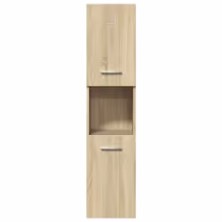vidaXL Bathroom Furniture Set 4 Piece Sink Cabinet Sonoma Oak Engineered Wood - 41 x 38.5 x 46 cm - Additional view 6