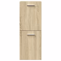 vidaXL Bathroom Furniture Set 4 Piece Sink Cabinet Sonoma Oak Engineered Wood - 41 x 38.5 x 46 cm - Additional view 8