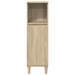 vidaXL Bathroom Furniture Set 3 Piece Sink Cabinet Sonoma Oak Engineered Wood - Additional view 6
