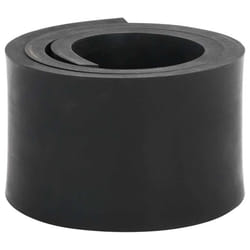 vidaXL Rubber Edge for Snow Plow Replacement Snow Plow Cutting Edge Black - 80 x 8 x 1 cm