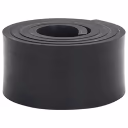 vidaXL Rubber Edge for Snow Plow Replacement Snow Plow Cutting Edge Black - 200 x 8 x 1 cm