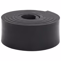 vidaXL Rubber Edge for Snow Plow Replacement Snow Plow Cutting Edge Black - 250 x 8 x 1 cm