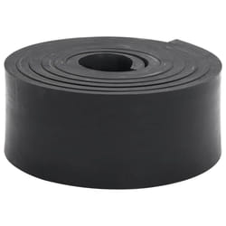 vidaXL Rubber Edge for Snow Plow Replacement Snow Plow Cutting Edge Black - 250 x 8 x 1 cm