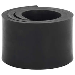 vidaXL Rubber Edge for Snow Plow Replacement Snow Plow Cutting Edge Black - 100 x 10 x 1 cm