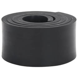 vidaXL Rubber Edge for Snow Plow Replacement Snow Plow Cutting Edge Black - 180 x 10 x 1 cm