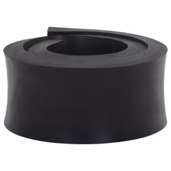 vidaXL Rubber Edge for Snow Plow Replacement Snow Plow Cutting Edge Black - 100 x 10 x 2 cm