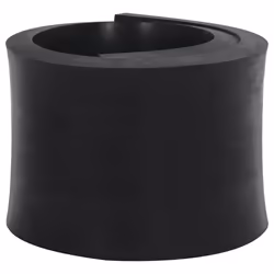 vidaXL Rubber Edge for Snow Plow Replacement Snow Plow Cutting Edge Black - 100 x 15 x 2 cm