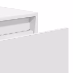 vidaXL Wall-mounted Bedside Cabinet with LED Lights White cabinet - Additional view 10