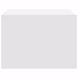 vidaXL Wall-mounted Bedside Cabinet with LED Lights White cabinet - Additional view 7