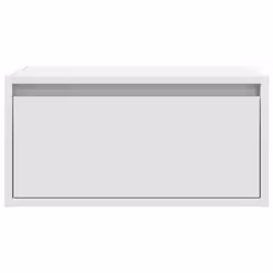 vidaXL Wall-mounted Bedside Cabinets with LED Lights 2 pcs White cabinet - Additional view 6