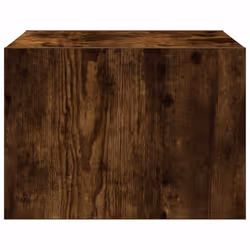 vidaXL Wall-mounted Bedside Cabinet with LED Lights Smoked Oak cabinet - Additional view 7