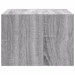 vidaXL Wall-mounted Bedside Cabinets with LED Lights 2 pcs Grey Sonoma cabinet - Additional view 7