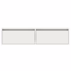 vidaXL TV Cabinet with LED Lights White 100X35.5x25 cm TV stand - Additional view 6
