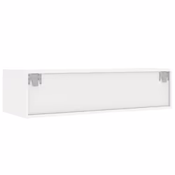 vidaXL TV Cabinet with LED Lights White 100X35.5x25 cm TV stand - Additional view 8