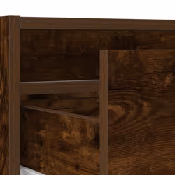 vidaXL TV Cabinet with LED Lights Smoked Oak 100X35.5x25 cm TV stand - Additional view 10