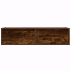 vidaXL TV Cabinet with LED Lights Smoked Oak 100X35.5x25 cm TV stand - Additional view 6