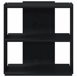 vidaXL Bookcase 3-Tier Black 60x30x60 cm Engineered Wood bookshelf book case