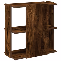 vidaXL Bookcase 3-Tier Smoked Oak 60x30x60 cm Engineered Wood bookshelf - Additional view 5