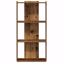 vidaXL Bookcase 3-Tier Old Wood 60x30x120 cm Engineered Wood bookshelf - Additional view 3
