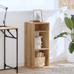 vidaXL Book Cabinet Artisan Oak 34x31x80 cm Engineered Wood storage cabinet