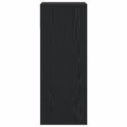 vidaXL Book Cabinet Black 34x31x80 cm Engineered Wood storage cabinet - Additional view 4