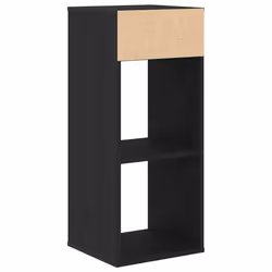 vidaXL Book Cabinet Black 34x31x80 cm Engineered Wood storage cabinet - Additional view 5