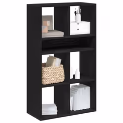 vidaXL Book Cabinet Black 66x31x112 cm Engineered Wood storage cabinet