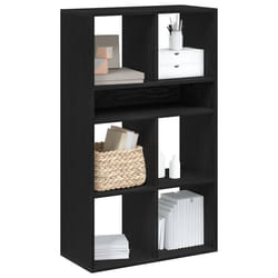vidaXL Book Cabinet Black 66x31x112 cm Engineered Wood storage cabinet