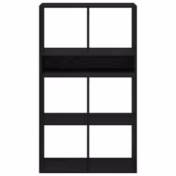 vidaXL Book Cabinet Black 66x31x112 cm Engineered Wood storage cabinet