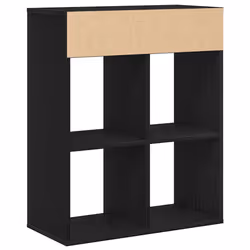 vidaXL Book Cabinet Black 66x31x80 cm Engineered Wood storage cabinet - Additional view 5