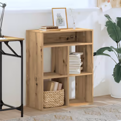 vidaXL Book Cabinet Artisan Oak 66x31x80 cm Engineered Wood storage cabinet