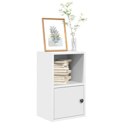 vidaXL Bookcase White 31x24x52 cm Engineered Wood bookshelf book case