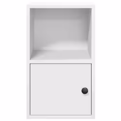 vidaXL Bookcase White 31x24x52 cm Engineered Wood bookshelf book case - Additional view 4