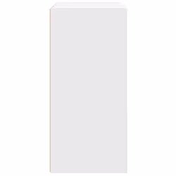vidaXL Bookcase White 31x24x52 cm Engineered Wood bookshelf book case - Additional view 5